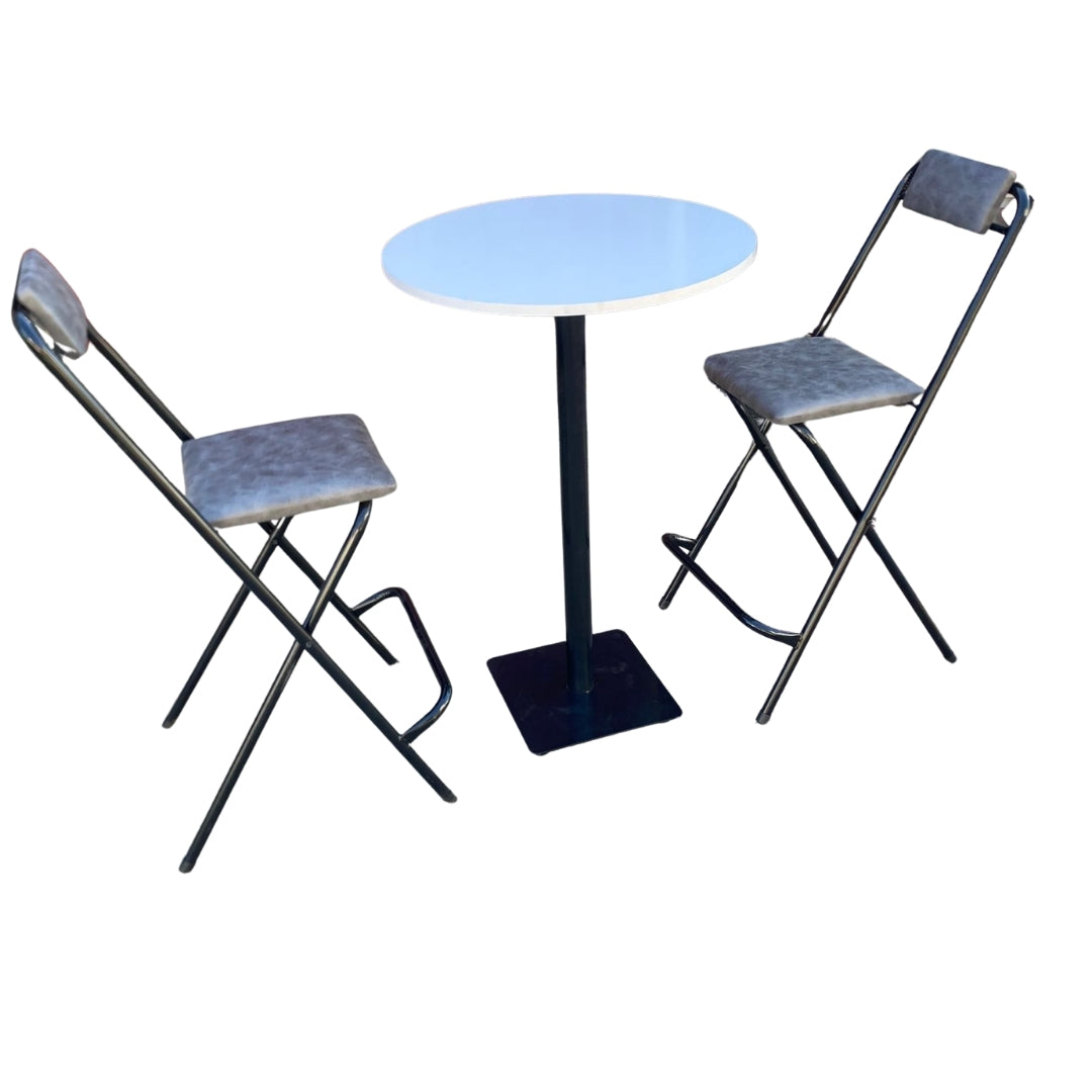 sabit ayak bistro masa sandalye seti