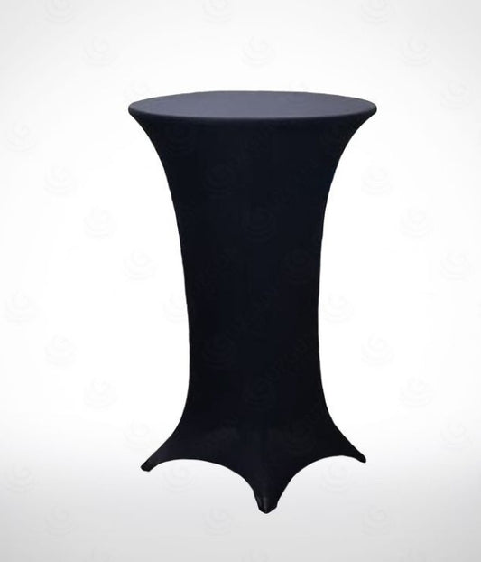 bistro streç örtü siyah renk ayaklardan papuçlu