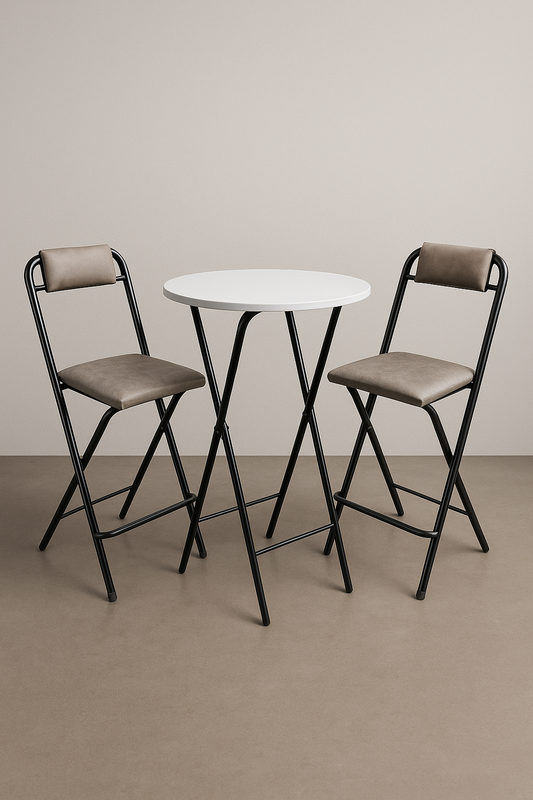 Katlanabilir Bistro Masa & Sandalye Seti | Çağlar Metal